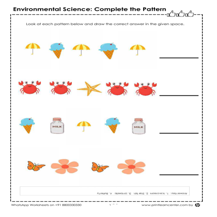 Environmental Science - Preschool: Big and Small Worksheet 2
